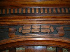 Harris Lebus. An Arts & Crafts Oak hallstand - Thumbnail 6
