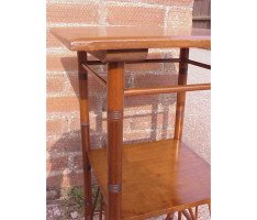 Bruce and Smith. A walnut square occasional table after E. W. Godwin - Thumbnail 3