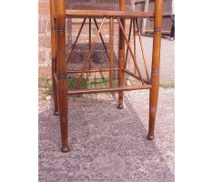 Bruce and Smith. A walnut square occasional table after E. W. Godwin - Thumbnail 4