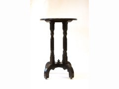 Bruce Talbert for Gillows. Aesthetic Movement circular wine table - Thumbnail 1