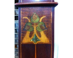 A pair of Arts & Crafts Armchairs with stylised floral details - Thumbnail 12