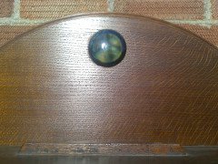 Shapland & Petter. A quality Shapland & Petter Hall robe with a turquoise blue Ruskin ceramic disc - Thumbnail 9