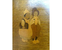 An Arts & Crafts Oak settle - Thumbnail 8