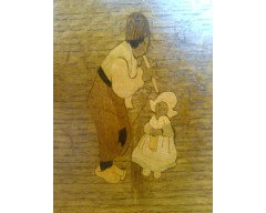 Arts & Crafts Oak settle - Thumbnail 9