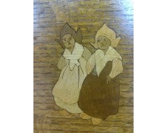 An Arts & Crafts Oak settle - Thumbnail 10
