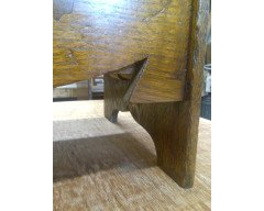 An Arts & Crafts Oak settle - Thumbnail 11