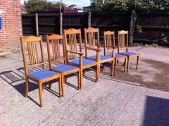 Shapland & Petter. A Well-Crafted set of six Arts & Crafts Oak dining chairs - Thumbnail 2