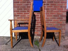 Shapland & Petter. A Well-Crafted set of six Arts & Crafts Oak dining chairs - Thumbnail 4