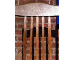 Shapland & Petter. A Well-Crafted set of six Arts & Crafts Oak dining chairs - Thumbnail 7