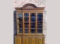 Howard and Sons. exquisite and fine quality (1/4 sawn) Oak breakfront bookcase - Thumbnail 6