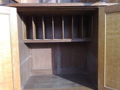 Howard and Sons. exquisite and fine quality (1/4 sawn) Oak breakfront bookcase - Thumbnail 21