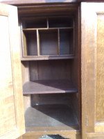 Howard and Sons. exquisite and fine quality (1/4 sawn) Oak breakfront bookcase - Thumbnail 23