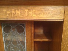 G M Ellwood for J S Henry. A stunning Arts and Crafts oak bureau bookcase - Thumbnail 8