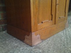 G M Ellwood for J S Henry. A stunning Arts and Crafts oak bureau bookcase - Thumbnail 13
