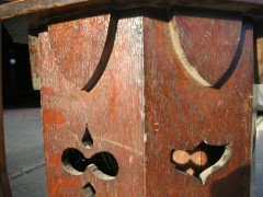 Liberty & Co., a Well-Crafted Arts & Crafts Octagonal Oak side table - Thumbnail 2