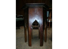 Liberty & Co., a Well-Crafted Arts & Crafts Octagonal Oak side table - Thumbnail 6