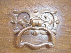 Goodhall Lambs & Heighway. Oak Arts & Crafts Twin Pedestal Desk - Thumbnail 5