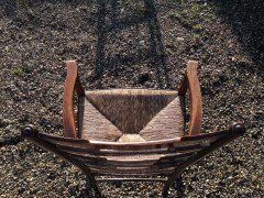 Edward Gardiner. An early oak ladder back armchair - Thumbnail 6