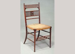 Collinson & Lock. Two Anglo-japanese sidechair's. - Thumbnail 8