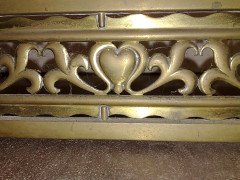 A Good Quality Arts and Crafts Brass Folding Firescreen - Thumbnail 3