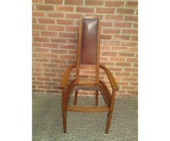 J. S. Henry Attributed, a good Glasgow style Oak Armchair - Thumbnail 3