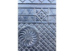 Thomas Jeckyll for Barnard Bishop and Barnard. Rare complete cast iron fire insert with original blue floral tiles - Thumbnail 7
