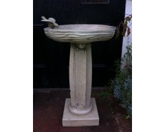 Liberty & Co. A rare Arts & Crafts stoneware bird bath - Thumbnail 3