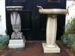 Liberty & Co. A rare Arts & Crafts stoneware bird bath - Thumbnail 4
