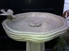 Liberty & Co. A rare Arts & Crafts stoneware bird bath - Thumbnail 6