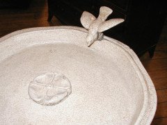 Liberty & Co. A rare Arts & Crafts stoneware bird bath - Thumbnail 9