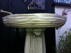 Liberty & Co. A rare Arts & Crafts stoneware bird bath - Thumbnail 14