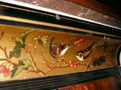 Aesthetic Movement Ebonised and burr walnut mirror - Thumbnail 4