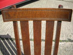An Arts & Crafts Oak rocking chair - Thumbnail 5