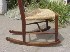 An Arts & Crafts Oak rocking chair - Thumbnail 7