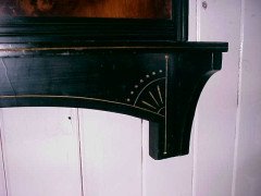 Aesthetic Movement Ebonised and burr walnut mirror - Thumbnail 11