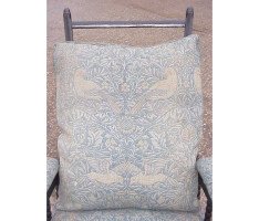 Philip Webb for Morris & Co. Two adjustable ebonised Armchair - Thumbnail 7