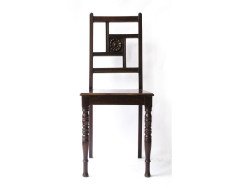Bruce Talbert. Anglo-Japanese walnut hall chair - Thumbnail 1
