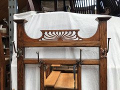 Arts & Crafts Oak Hallstand - Thumbnail 4