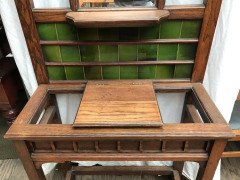 Arts & Crafts Oak Hallstand - Thumbnail 6