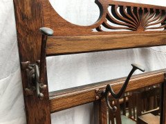 Arts & Crafts Oak Hallstand - Thumbnail 7