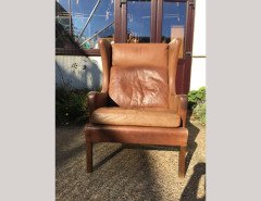 A Danish Leather Armchair - Thumbnail 2