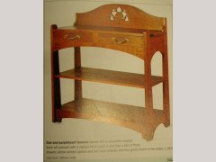 A French Arts & Crafts Oak extending dining table - Thumbnail 11