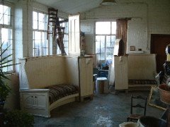 An exceptional Glasgow School room interior and fireplace suite from an Arts & Crafts house. - Thumbnail 1
