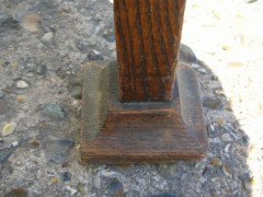 Shapland & Petter. An unusual pair of side chairs with original rush seats and Heart shaped carvings to the tops - Thumbnail 8