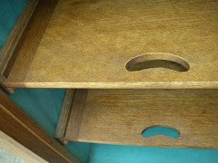Shapland & Petter. Oak bedroom pair with matching double bed - Thumbnail 6