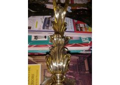 Arts & Crafts Three-branch Brass Ceiling Light - Thumbnail 24