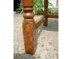Heal's of London. An Oak Arts & Crafts Cotswold style two drawer desk - Thumbnail 6