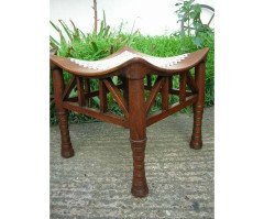Liberty & Co. A walnut Thebes stools - Thumbnail 3