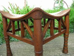 Liberty & Co. A walnut Thebes stools - Thumbnail 5