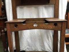 Waring & Gillows. A Simple Arts & Crafts Oak Hallstand - Thumbnail 4